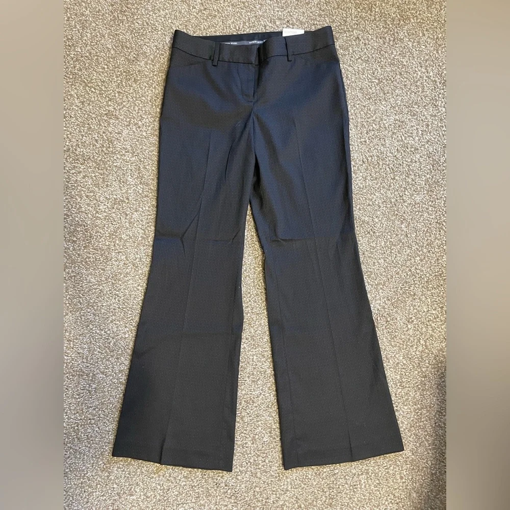 Express Editor Black Flare Leg Women's Pants - Picture 1 of 5